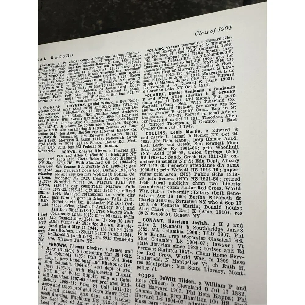 Amherst College Biographical Records 1951 Graduates &‎ Non-Graduates 1900-1951